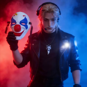 Máscara de Payaso Peace Elite, Máscara de Plástico de Joker Grotesco, Divertida y Graciosa para Fiestas de Disfraces y Bromas - Product Image 3