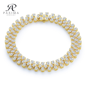 Bracciale Tennis con Diamanti Coltivati in Laboratorio Premium, Chiarezza VS1, Diamanti HPHT per Negozi di <span class=keywords><strong>Gioielleria</strong></span> Fine - Product Image 1