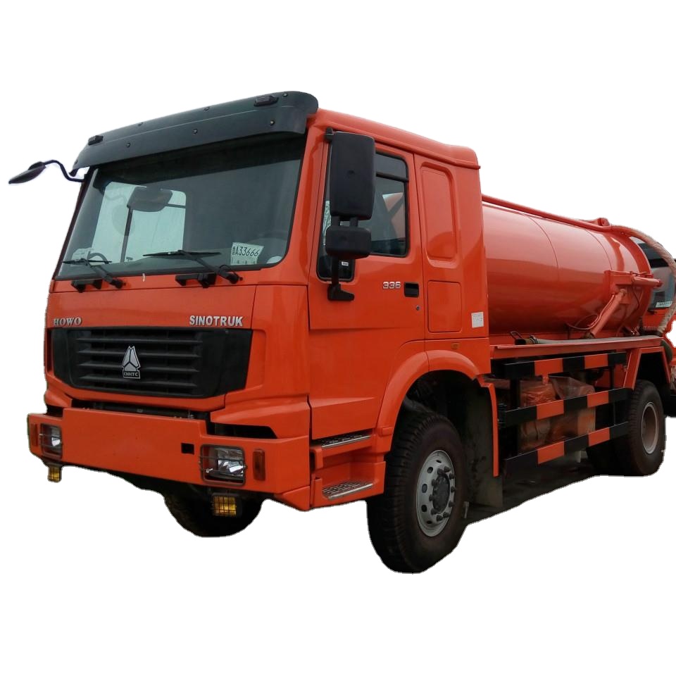 Вакуумный резервуар Sinotruk HOWO, 4x4 266hp10CBM с насадкой