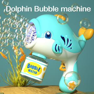 Nuovo Giocattolo Estivo 2023: Macchina per Bolle di Sapone a Forma di Delfino Colorato, Gioco per Esterni con Migliaia di Bolle - Product Image 2