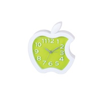 Réveil de bureau créatif pour enfants avec cadran couleur vert personnalisé