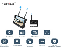 Caméra de tableau de bord Android 4K CE ROSH avec vision nocturne, Wi-Fi sans fil, DVR, moniteur 1080p, pour véhicules, camions, étanche, autoradio