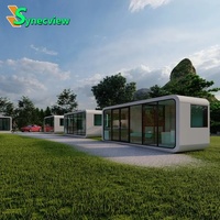 Maison modulaire portable Apple Cabin, capsule spatiale préfabriquée pour l'hébergement touristique