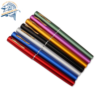 Canne à pêche télescopique miniature en gros, type stylo, pour pêche sur glace, avec poignée en composite plastique, action extra rapide et puissante, 1m 260g