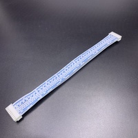 Kabel Flat 18pin Pria Bx PHB-18Y Kustom untuk Perbaikan Papan Kontrol Elektronik (Biru/Putih)