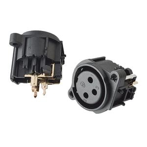 Connecteur de montage sur panneau <span class=keywords><strong>Xlr</strong></span> <span class=keywords><strong>Prise</strong></span> audio <span class=keywords><strong>combo</strong></span> sans verrouillage <span class=keywords><strong>Prise</strong></span> <span class=keywords><strong>xlr</strong></span> femelle - Product Image 1