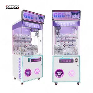 Avustralya ticari 100 dolar Arcade pençe makinesi renkli süper Mini pençe makinesi ödül küçük elektronik pençe makinesi