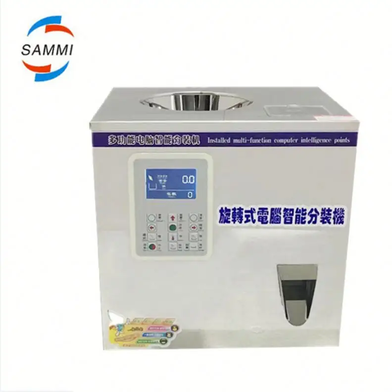 Automatic Rotary Weighing Filling Machine For Screw Granules Herbs Grains Tea
