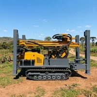 Foreuse de puits d'eau portable diesel avec carottage, profondeur max. 180 m, moteur et pompe pour usage agricole CITC X180