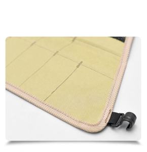 Bolsa organizadora de vajilla de Picnic para acampar al aire libre, almacenamiento cuadrado de tela Oxford para cuchillos y tenedores para picnics y campings - Product Image 2