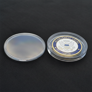 Boîte de rangement pour capsules de pièces de monnaie de 38 mm, pour pièces de monnaie canadiennes en argent (Feuille d'érable, Morgan, Paix, Eisenhower) - Product Image 1