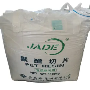 Fiber Grade PET Flakes/ Polyethylene Terephthalate Plastic Granules Raw Material Resin