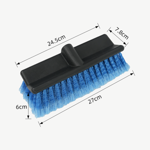 Brosse de lavage universelle 10 pouces double face pour bateau, à poils doux anti-rayures, outil de nettoyage automobile - Product Image 1
