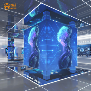 Pantalla LED Flexible para Columnas, Pantalla LED Flexible para Interiores P1.5 P2.5 P3, Pantalla LED Suave y Flexible para <span class=keywords><strong>Pilar</strong></span> Cilíndrico, Instalación Creativa - Product Image 2