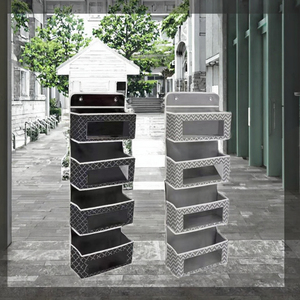 Organizador de Viaje Plegable de Acero Inoxidable, Portátil, para Colgar en la Puerta, Caja de Almacenamiento para Armario, Baño, Ropa, Sala de Estar - Product Image 2