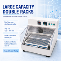 Incubadora con Agitación de Laboratorio Cenlee HZ-8811K, Control de Temperatura PID, Órbita de 28 mm, para Cultivo de Células Bacterianas, Investigación Médica