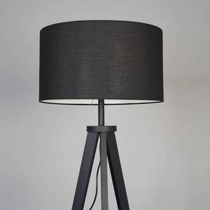 אמפה au סול אורן עץ רצפת מנורת רצפת תאורה TC בד צל סלון (מקורה תאורה) - Product Image 3