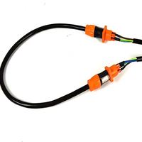 Câble de transmission de données pour écran LED noir Muen, connexion de données, prise aviation, signal, utilisation intérieure (longueur personnalisée), pas de pixel de 6 mm