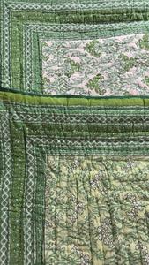 Handloom Luxury DesignPrint Patchwork Duvet Vintage Style Queen Size Cotton KanthaQuilt Soft Reversible Winter <b>Blanket</b> for Hotel - Product Image 6