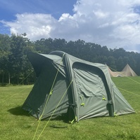 Offre Spéciale tente gonflable d'air de camping de toile de luxe de T/C portative pour l'usage de famille