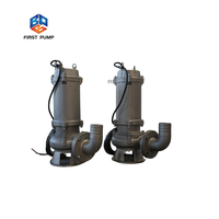 Pompa Hisap Lumpur Limbah Listrik Submersible Besi Cor Tugas Berat Kustom 220V 380V 440V