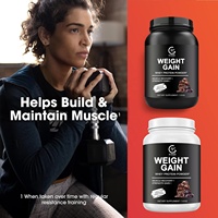 OEM en stock, poudre de protéines Super Mass Gainer, gain de force et de taille rapide, saveur fraise et fromage, 1,6 kg, aide à activer les muscles