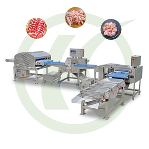 Top Vente Industriel En Acier Inoxydable Porc Boeuf Mouton Poisson Viande Fraîche Découpage Ligne De Production Machine De Coupe De Viande - Product Image 2