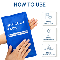 Pack de glace en gel réutilisable Logo de taille personnalisable Sac de glace en gros pour soulager la douleur