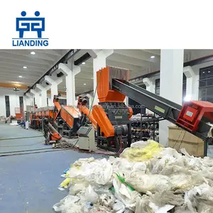 Automatic PE PP ABS HDPE PET Waste Plastic Recycling Washing Machines And Drying Machines