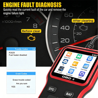 Escáner de Diagnóstico Profesional para Automóviles V302, Lector de Códigos OBD II, Analizador con Pantalla LCD, Conectividad por Cable, 1 Año de Garantía