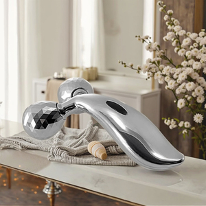 Masaje Facial Manual 3D Masajeador de forma de cuerpo 360 Rodillo giratorio en forma de Y Eliminador de arrugas de acero inoxidable Herramienta de cuidado de belleza para la cara - Product Image 5