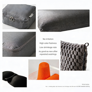 Almohada de Viaje Moderna en Forma de U de Espuma Viscoelástica para Dormir en Aviones Sin Cansancio en el Cuello, con Soporte para el Cuello, Portátil - Product Image 2