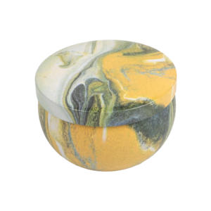 กระป๋องโลหะเปล่าสำหรับเทียนหอมพิมพ์ลายตามสั่ง ขนาดเล็ก พร้อมฝาปิดกล่องของขวัญ กระป๋องเทียนเปล่าพิมพ์ลายตามสั่ง - Product Image 2