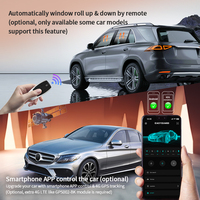 EASYGUARD convient pour 15-18 Benz Classe C W205 / 16-19 GLC SUV X253 / 14-17 S Classe W222 Semi Plug Play Alarme de voiture Entrée sans clé