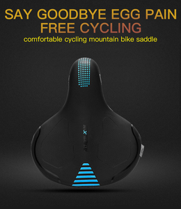 Asiento de <span class=keywords><strong>Bicicleta</strong></span> MTB Resistente, Amplio y Cómodo, con Amortiguador de Impactos, Asiento de Gel para Ciclismo de Carretera - Product Image 6