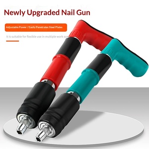 Foreign Trade Mini Gun Staple Gun Silencer Nail Gun Nagler Ceiling Tool Wall Trunking Fixed Nagler Generation - Product Image 2