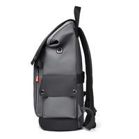 Tas Ransel Laptop Bisnis Anti Maling Tahan Air dengan USB, Multi Kantong, Logo Custom Tersedia, untuk Mac Book Pro, Tas Ransel Pria