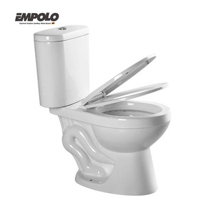 Cho Thổ Nhĩ Kỳ dual-tuôn ra hiện đại hai mảnh nhà vệ sinh tầng gắn tuyết trắng tự động khử mùi WC Watermark Hot Bán - Product Image 1