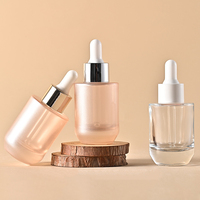 Flacon en verre cosmétique vide personnalisé de luxe, 100 ml, 120 ml, 30 g, 50 g, pour lotion, sérum, crème, ensemble d'emballage pour soins de la peau, avec pompe pulvérisateur