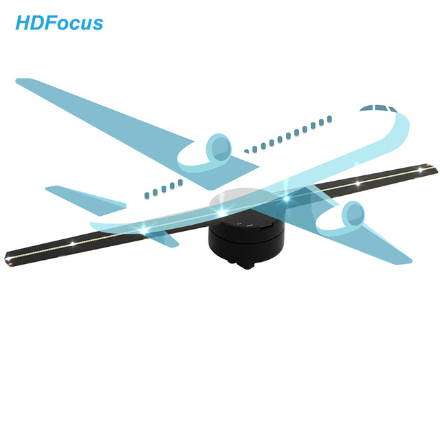 Holographic Fan Mini Three Dimensional Hologram Fan 16Gb Card 42Cm 3D Fan Projector