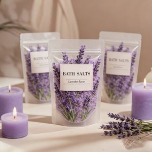 Bolsas de Plástico Personalizadas con Cierre Hermético y Resistencia a la Humedad para Empaque de Sales de Baño, Exfoliantes Corporales y Jabones en Barra - Product Image 3