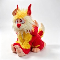 Peluche Dragon Articulée Brodé 30CM 100% Polyester Couleur Personnalisable Adorable Coffret Cadeau