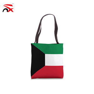 Venta al por mayor de productos de apoyo a la bandera de Kuwait: Funda <span class=keywords><strong>para</strong></span> capó de coche <span class=keywords><strong>con</strong></span> la bandera de Kuwait, Bolso tote, Pulsera <span class=keywords><strong>para</strong></span> el Día Nacional, eventos y animación. - Product Image 4