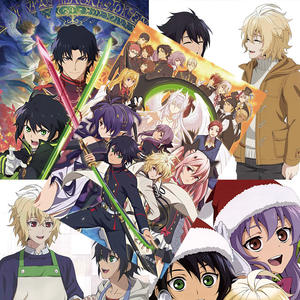 8 pièces séraphin de la fin <span class=keywords><strong>Anime</strong></span> papier affiche ensemble pour mur Art photos en gros chambre décoration impression affiches - Product Image 1