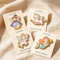 Épinglette magnétique personnalisée en émail souple, motif desserts et friandises mignons, Kawaii, pour broderie et couture