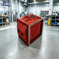 Refroidisseur d'air intermédiaire en cupronickel et cuivre rouge pour moteur diesel marin turbocompressé