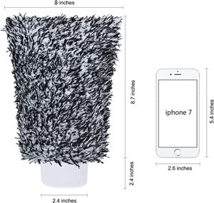 Guante de Microfibra de Felpa Larga VANTUR para Lavado de Autos, Ecológico, Súper Absorbente, Sin Pelusas, de Secado Rápido, 22*26cm, Venta al Por Mayor - Product Image 4