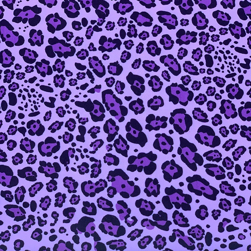 Purple leopard print