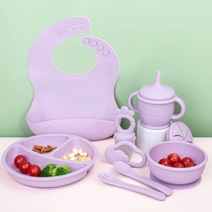 Juego de Platos Divididos para Bebés Personalizables con Plato de Silicona con Succión para Niños Pequeños - Product Image 1