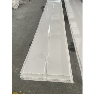 Facile à installer et à entretenir 25cm x 7mm impression feuilles de stratifié d'estampage à chaud panneau mural de garage en <span class=keywords><strong>PVC</strong></span> <span class=keywords><strong>faux</strong></span> plafonds intérieurs en <span class=keywords><strong>PVC</strong></span> - Product Image 1